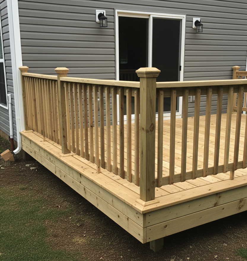 Elevated Deck Installation